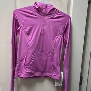 BNWT- Lululemon Sleek Performance Zip Hood. Lilac. Size 4.